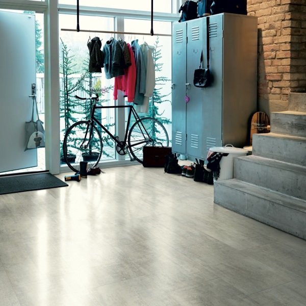 Кварцвиниловая плитка Pergo клеевая Optimum Glue Tile Травертин светло-серый V3218-40047 1305×327×2,5